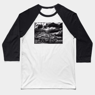 Point Me In The Direction Of Albuquerque – Black And White Baseball T-Shirt